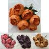 Faux Peony Bouquet With 7 Heads For Indoor Outdoor Decoration And Events