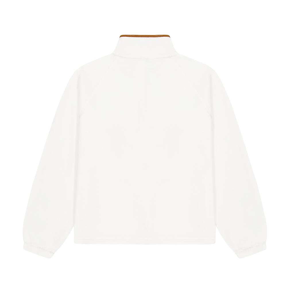 New Balance Sweatshirts Women's Ivory White Stand Collar Moderate NCF42632-IV