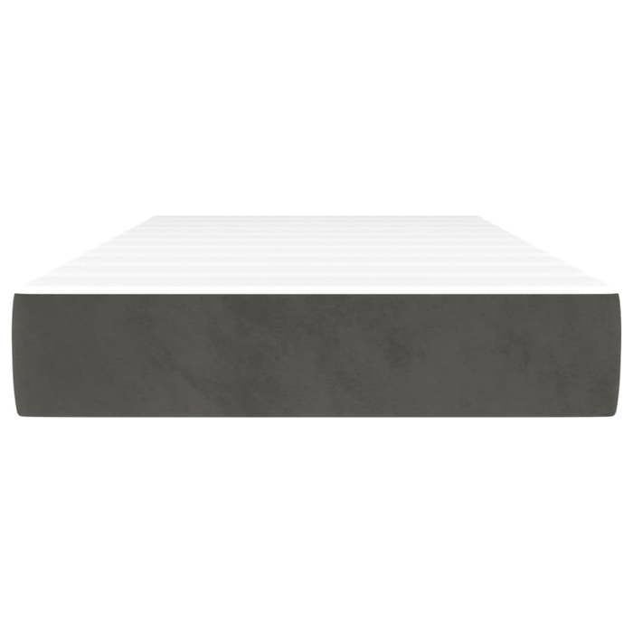VidaXL Matelas de lit à ressorts ensachés 80x210 cm epaisseur 20 cm velours,matelas,matelas de lit,matelas à sommier tapissier,meubl