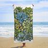 Succulents photo Beach Towel for Family stuffs friend Gifts Quick-Dry Sand free For Bath Yoga Tourism Beach Camping Swimming GYM
