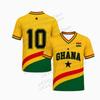 T-shirt Estiva Unisex con Stampa GHANA, Scollo a V, Manica Corta, Grafica, Maglie Taglie Forti, T-shirt Sportiva, Fan di Calcio