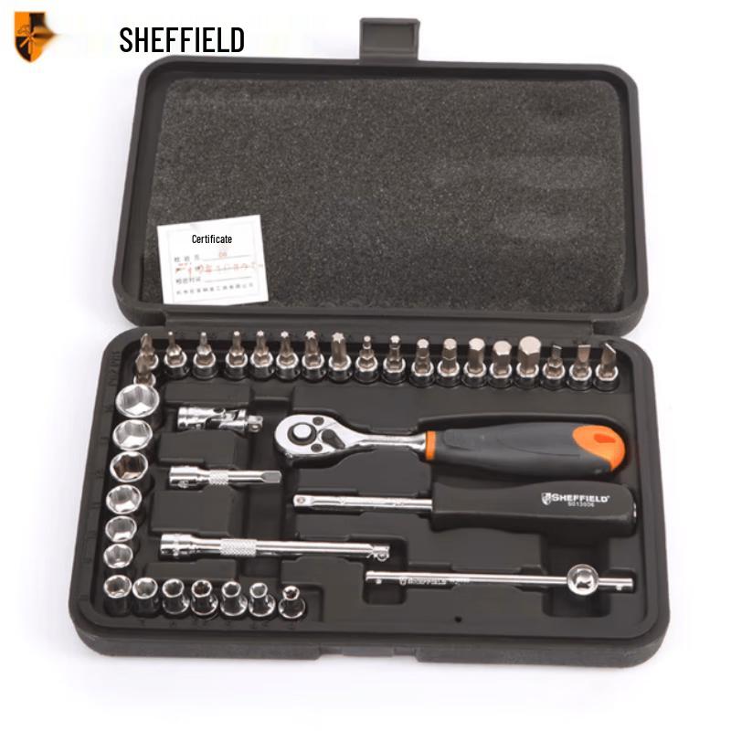 Sheffield 38-Piece 6.3mm Metric Socket Set