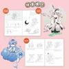 Gufeng Cute Anime Comic Simple Line-drawing Stroke Tutorial For Q Version Head Sculpture and Characters