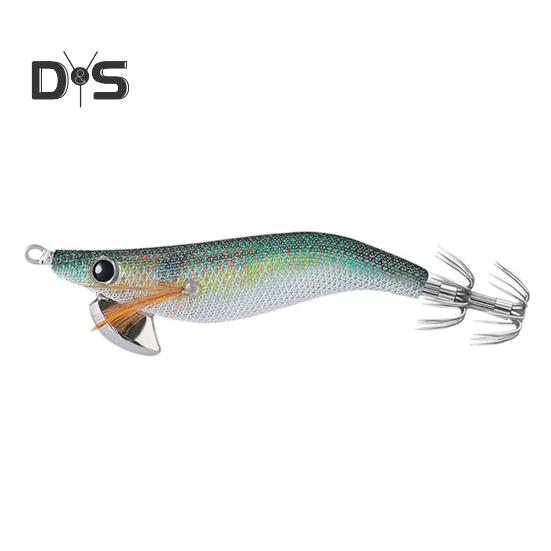 9 cm/7 g im Dunkeln leuchtender Garnelenköder mit Tintenfischhaken, realistischer bionischer Kunstköder, Salzwasser-Süßwasser-Barsch, Zander, Forelle, Angelzubehör