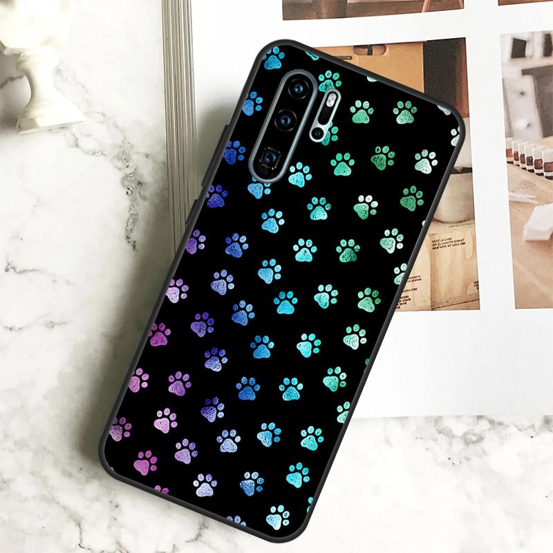 Cat Dog Paws For Huawei Nova Y70 Y72 Y73 Y60 Y90 Y61 Y91 7i 8i 11i 12i 12s 9 10 SE P20 P30 P40 Lite Case
