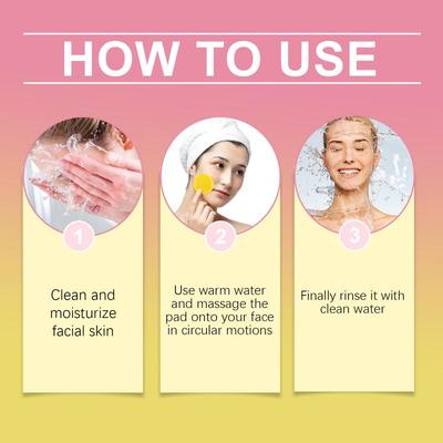Exfoliate Pads for Face Cleansing Moisturize Oil Control Anti  Turmeric Pads for Daily At Home Facial Care