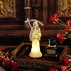 Dark Shape Halloween Decor Scythe Night Light, Grim Reaper LED Desktop Light Decor, Warm Glow Ornament for Spooky Party Home