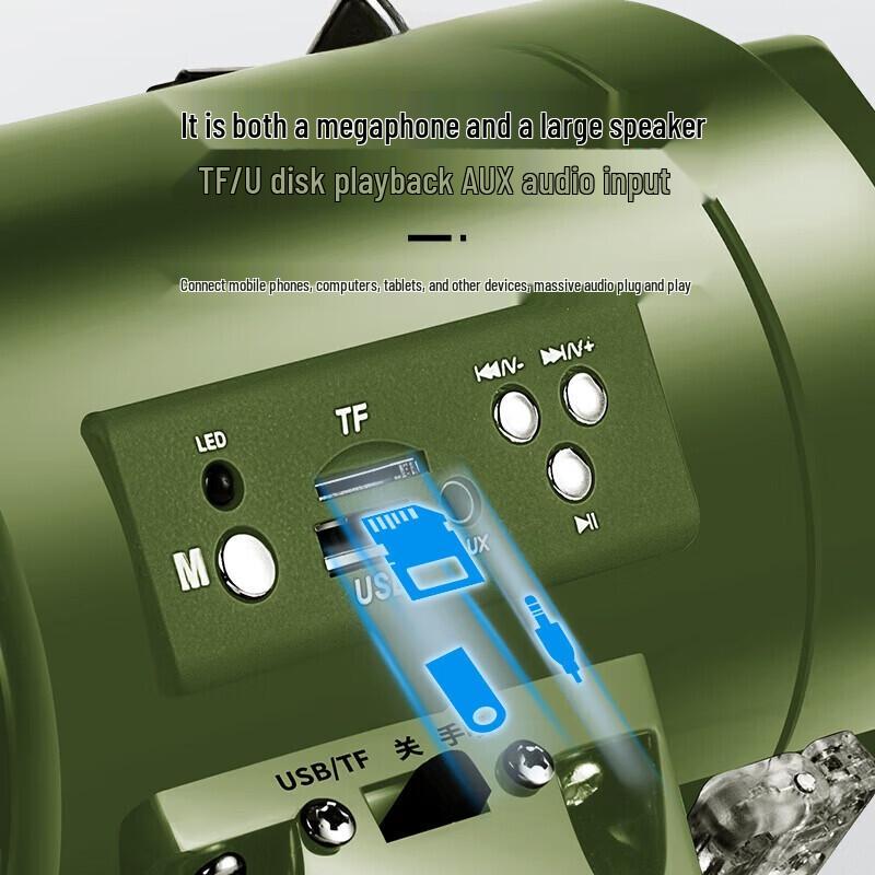 Miaoyingche 50W High-Power Handheld Megaphone
