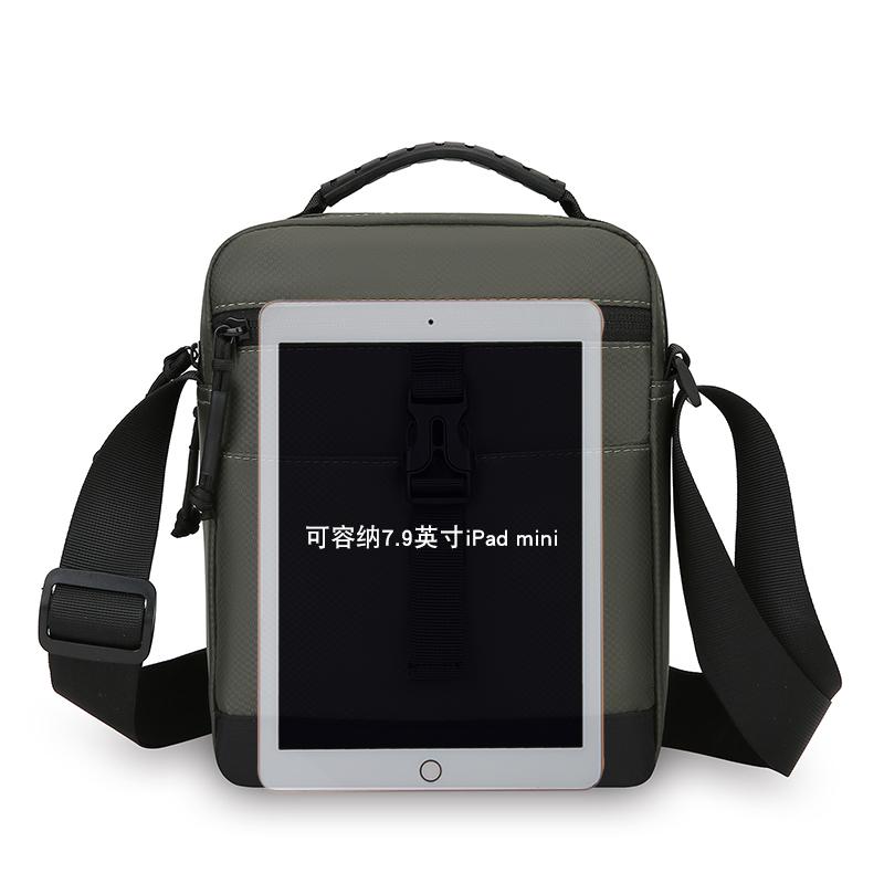 Messenger Sling Bags for Men Casual Oxford Small Zipper Crossbody Pouch Simple Mini Crossbody Phone Bag Male Side Shoulder Bag