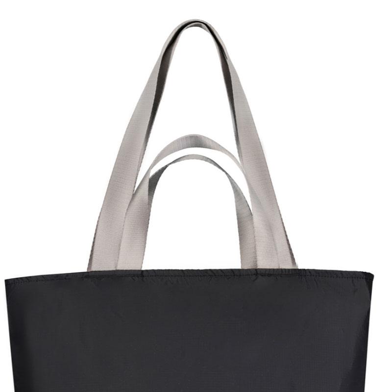 New Balance Fabric Tote Bag, Shopping Bag, Shoulder Bag, Handbag Unisex Black LAB52416