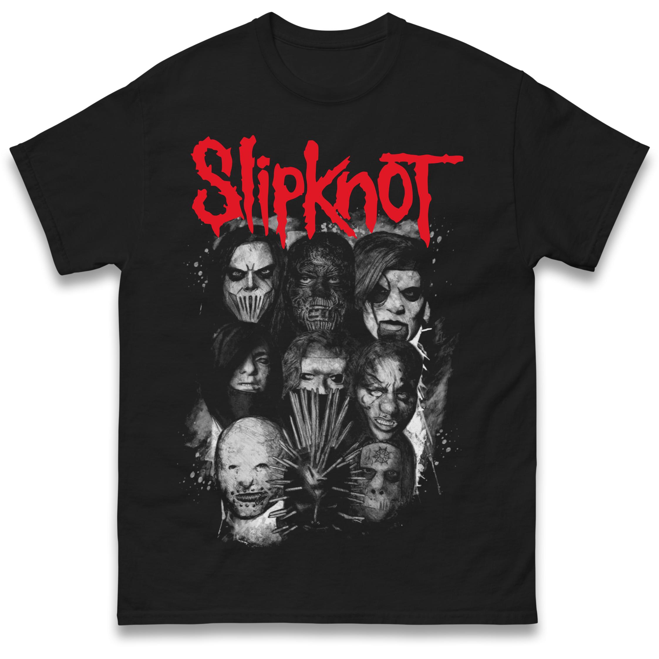 Slipknot Band T-Shirt Tshirt Mens Womens Tops Unisex Tees 100% Cotton 3XL