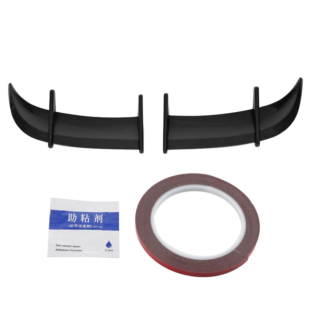 2Pcs Car Rear Trunk Spoiler AK Style Wind Pressure Reduction Tail Spoiler Lid Wing Fit for MK6 Models