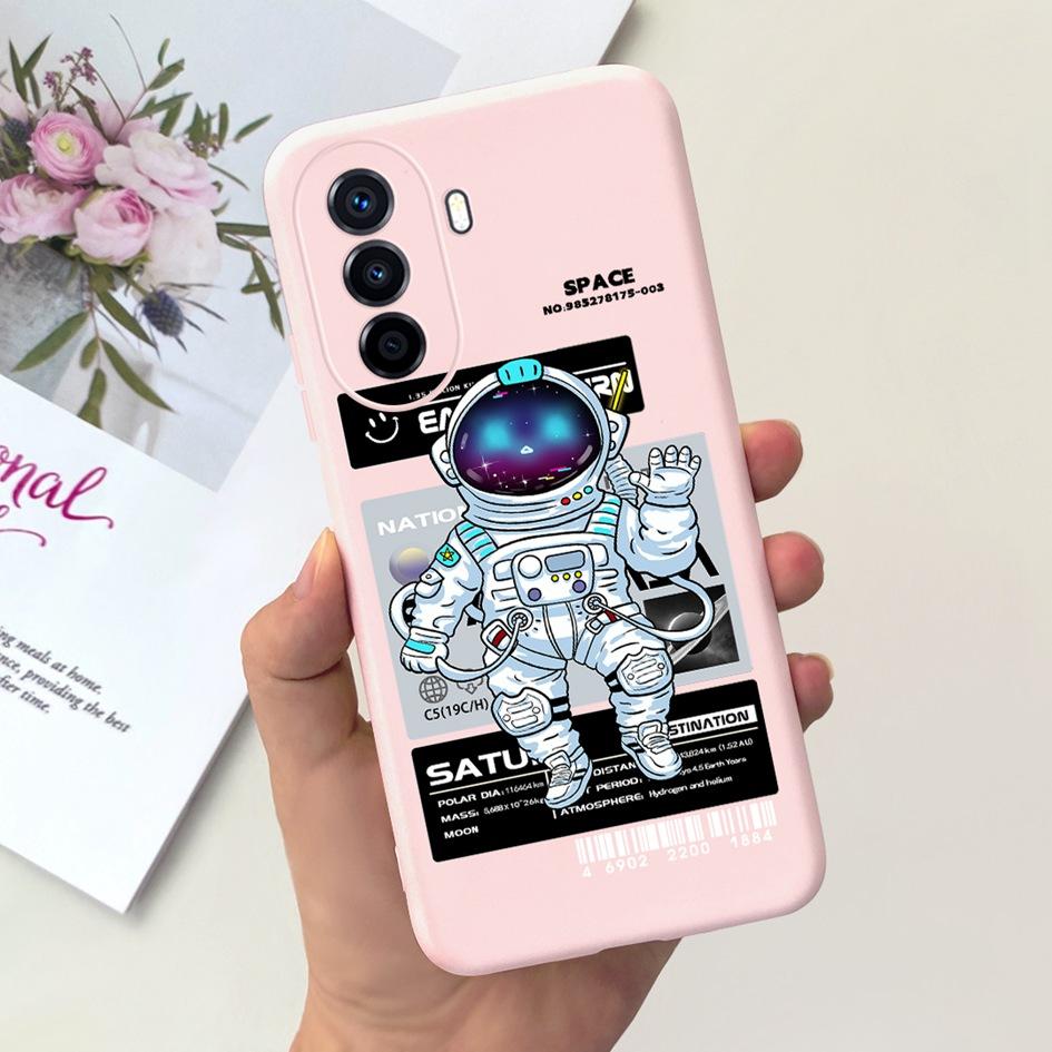 For Huawei Nova Y70 Plus Case Nova Y70 4G Phone Cover Cute Astronaut Cartoon Soft Silicone Funda For Huawei Nova Y70Plus Capinha