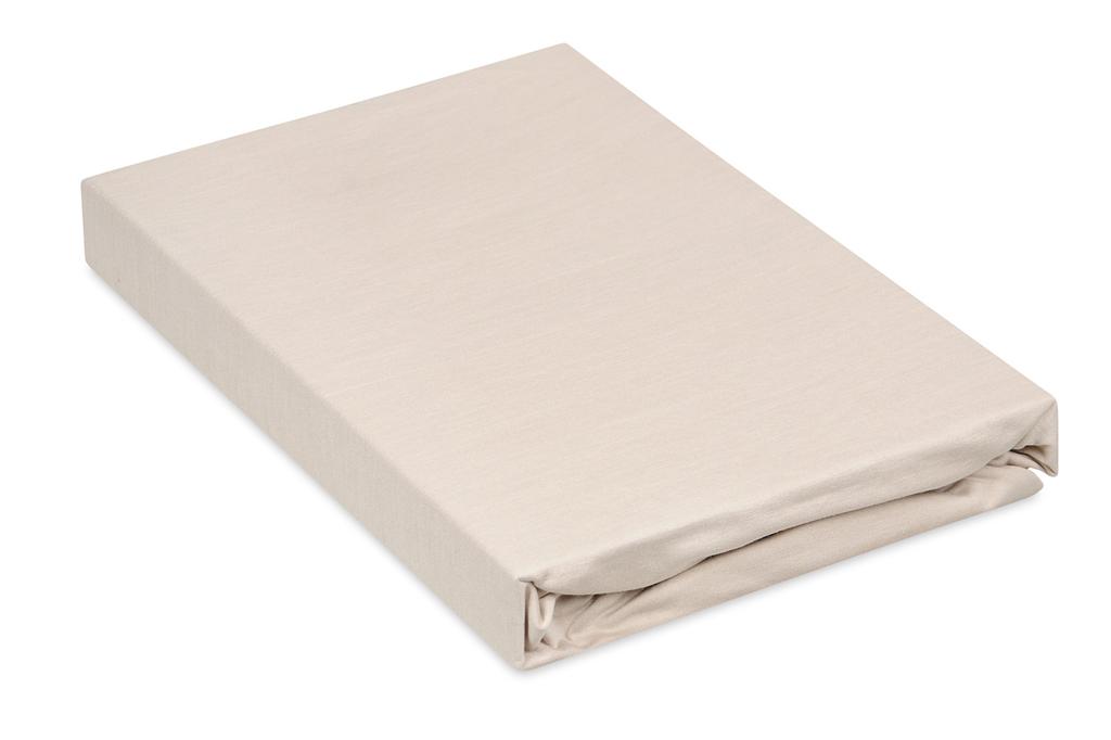 Bamboo fitted sheet 190x190, 180x200x20, beige_15, matex