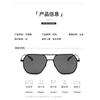 2PCS Big Frame Square Fashion Sunglasses for Men Polarized Retro Vintage Ultra Light Anti-UV Mens Shade