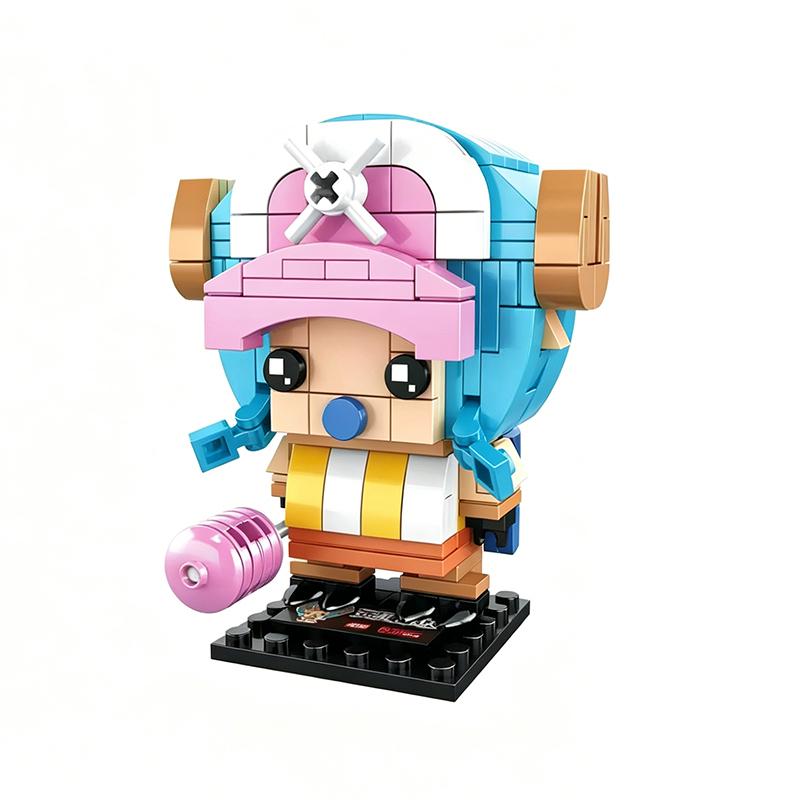 Hot  Luffy Zoro Chopper Hancock Building Blocks Mini Bricks Model Toy Collectible Decor For Childs Adults Gifts Bricks