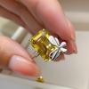Nuovo Anello Farfalla Blu Oro Zircone Europa e Stati Uniti Moda