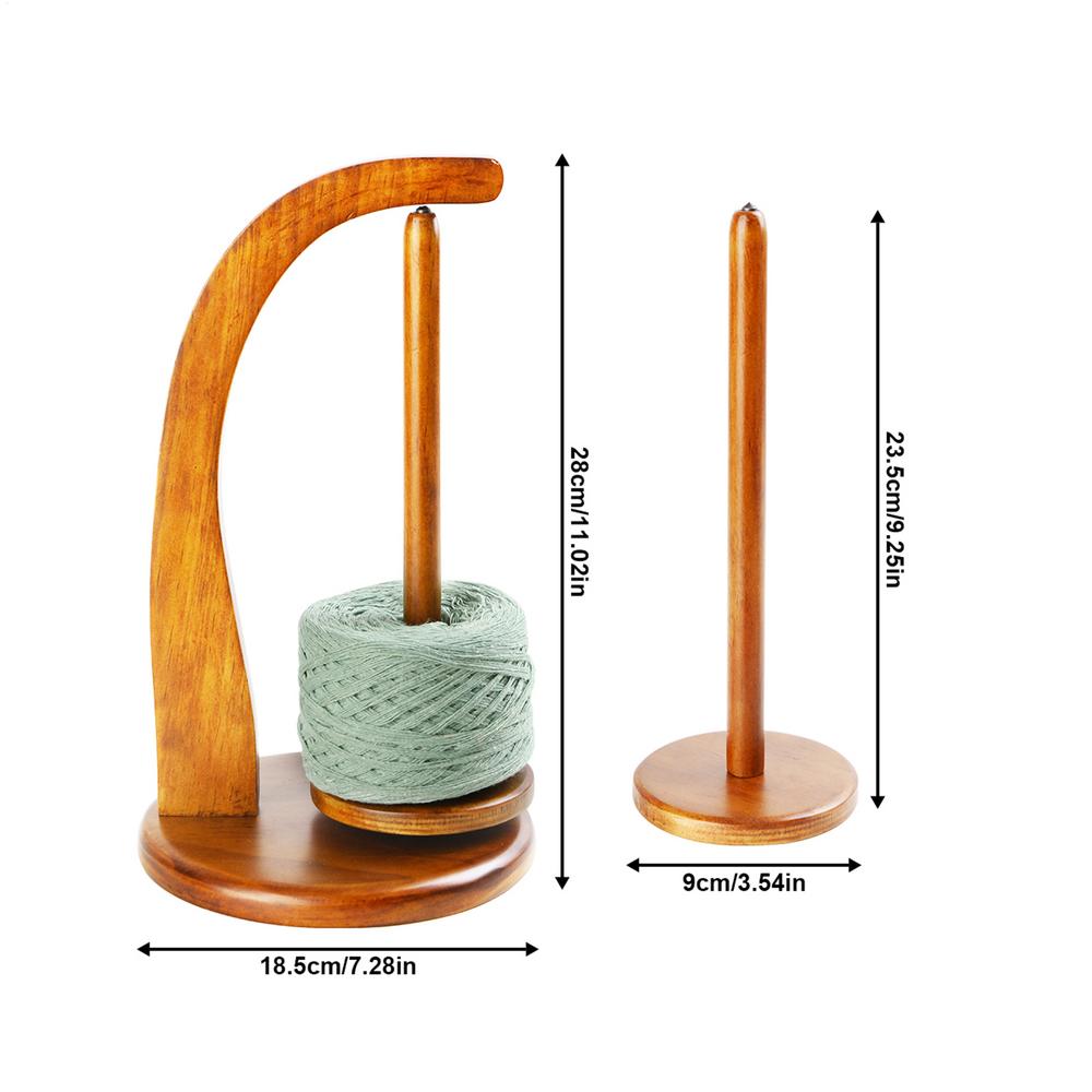 

Rotation Spinner Wooden Yarn Holder Spinnings Knitting Tools Crochet Holder Rotating Magnetic Thread Spool Wool Ball Winder