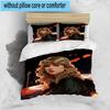 Taylor music Lover Artwork 3pcs Bedding,Including 1pc Duvet Cover And 2pcs Pillowcases Perfect for Christmas,Ideal for Bedroom, Dormitory