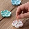Cherry Blossoms Japanese Style Ceramic Incense Stick Home Bedroom Holder