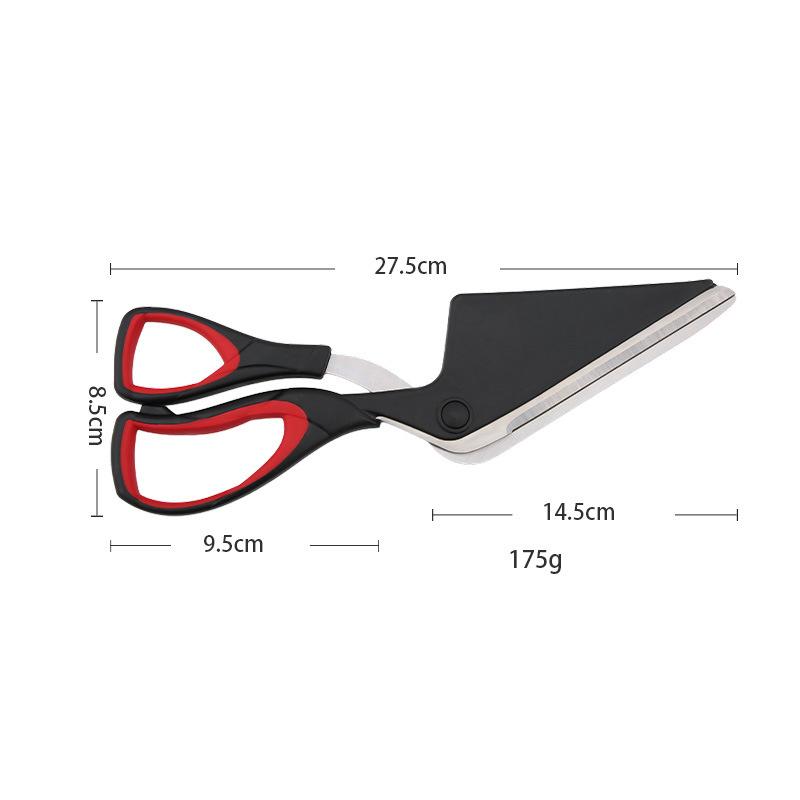 

Многофункциональные ножницы для пиццы Лезвие из нержавеющей стали Съемные режущие инструменты Эргономичная ручка Черно-красные Для ресторанной кухни