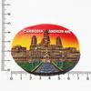 Cambodia Travelling Fridge Magnetic Stickers Angkor Wat Tourist Souvenirs Fridge Magnets Home Decor Message Board Stickers