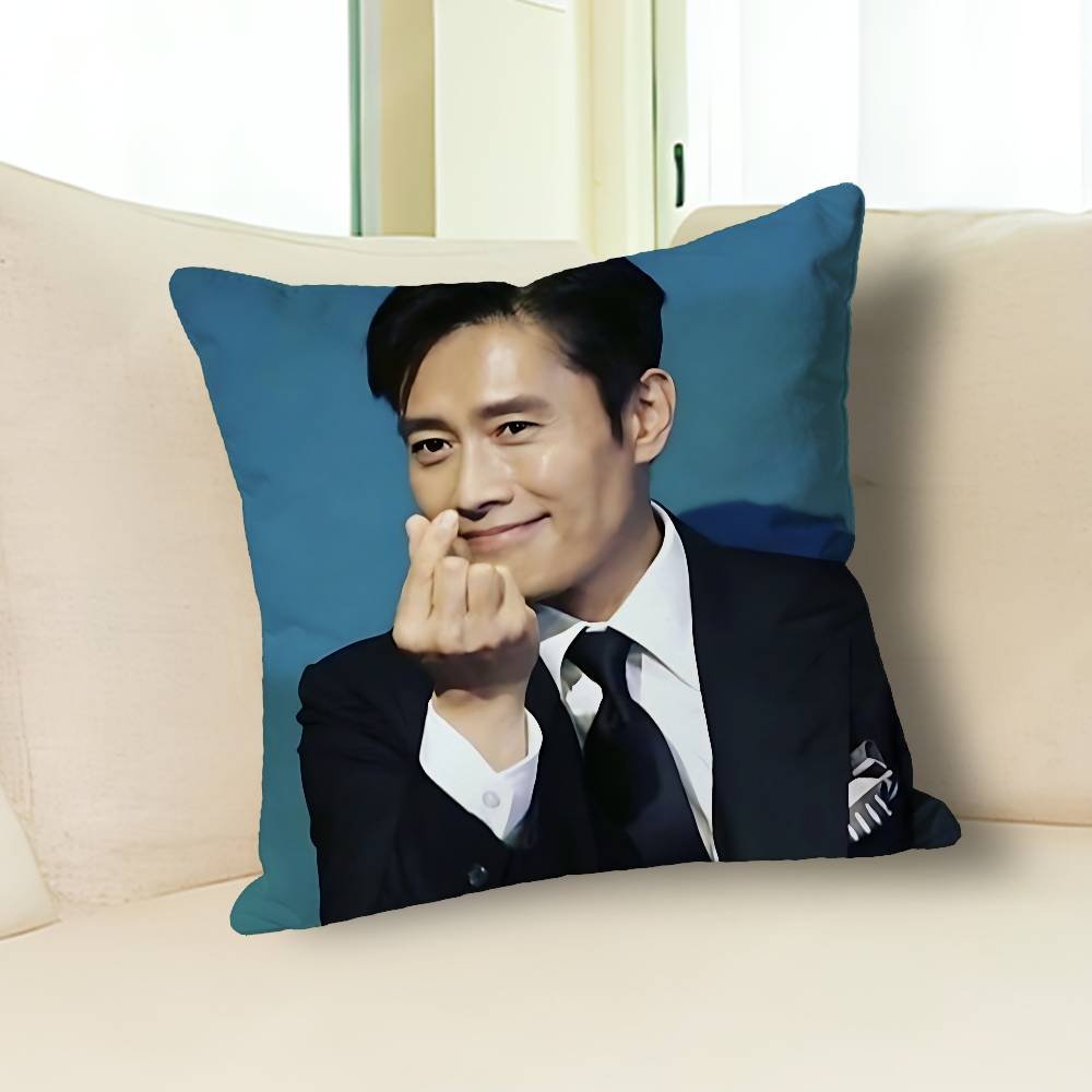 Actor L-Lee B-Byung Huns Various Sizes Square Pillow Case For Car Home Bedchamber Decor Custom Valentine Gift
