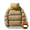Cotton Jacket Men's Models Winter Casual Trend Thickened Cotton Jacket Hooded Splicing Bread Clothing Jacket Men Fashion Casual Jacket