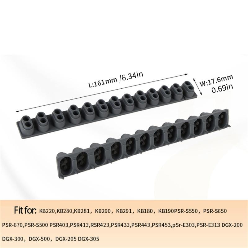 Packung einfach zu installierender Silikonpads für die Wartung elektronischer Tastaturen, die Signalübertragung und Haltbarkeit bieten