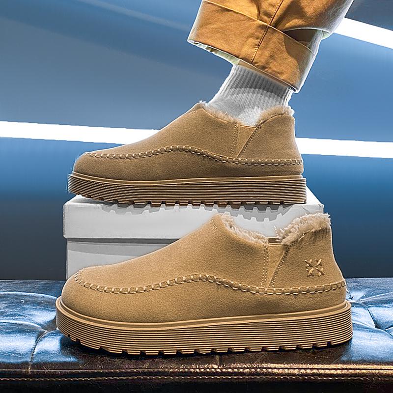 2026 Winter New Style Warmth-Increasing Thick Cotton Shoes, Outdoor Anti-Slip and Wear-resistant Snow Boots