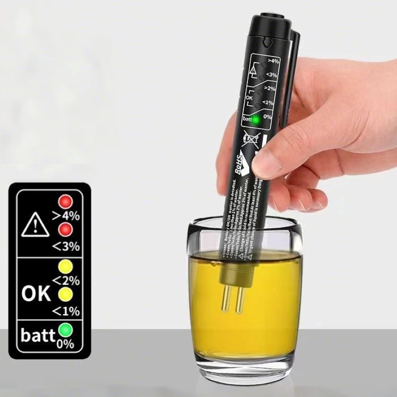 

High-Precision Brake Fluid Tester Pen LED Moisture Detector for Car Brake Oil Auto Repair Diagnostic Tool with Instant Results