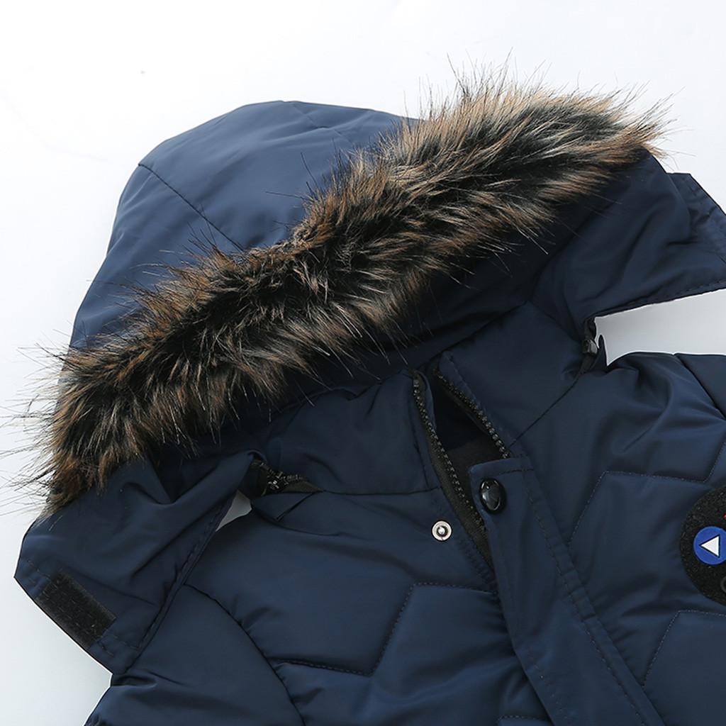 Fashion Coat Children Winter Jacket Coat Boy Jacket Warm Hooded Kids Clothes