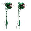 Durable Weather Resistant Sculptures Venus Flytrap Garden Stake, Metal Carnivorous Plant Yard Decor, Weird Gothic Seasonal Outdoor Art Decor for Patio