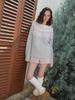 Etmont Nordic Round Knit Pullover, Light Gray