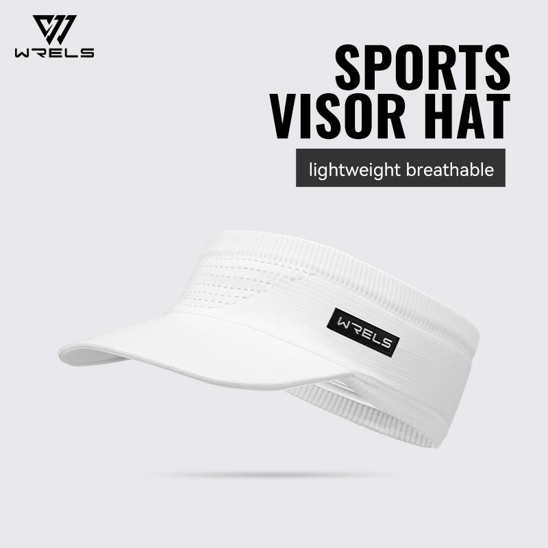 WRELS Outdoor Sports Visor Caps Adjustable Visor UV Protection Top Empty Tennis Bicycle Anti-UV Empty Top Elastic Knitted Hat