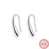Orecchini a cerchio a cuore in argento sterling 925 100% scintillante lussuoso semplice moda momento perla donna gioielleria raffinata regalo per festival