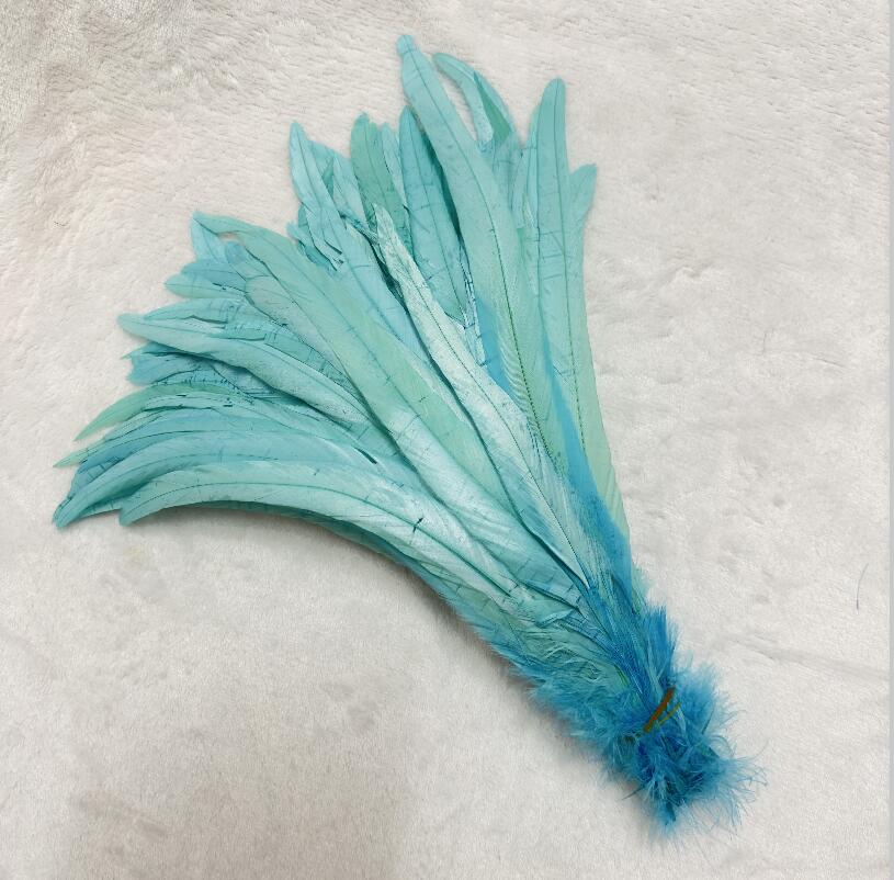 Wholes 500pcs Rooster Tail Feathers 25-30cm 30-35cm 35-40cm 40-45cm For Colored Carnival Costume&mask Party