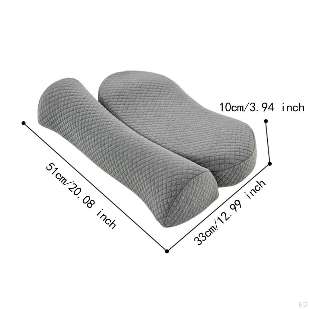 Bed Pillow Ergonomic Lightweight Neck for Sleeper Relaxing Bedroom