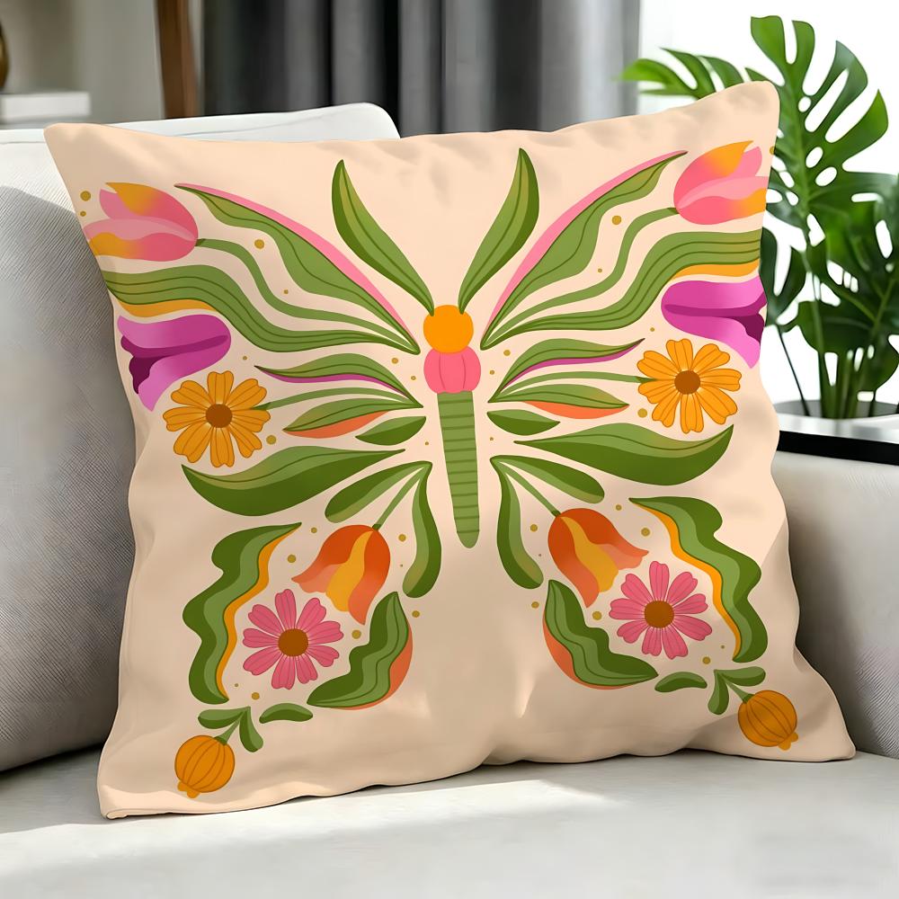 Animal Bbutterfly Cushion Cover Cushion Cover Set Pcs X X X Pillowcase Decorative Sofa Home Decor