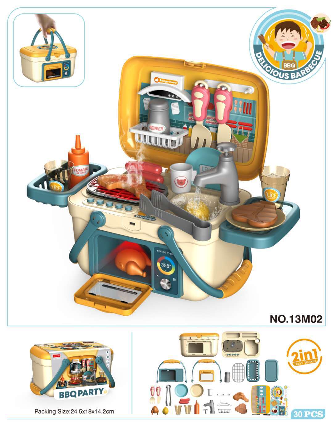 

Детский Делюкс Освещение Музыка Симуляция Выход Пара Распыление Воды Кухня Портативный Набор для Игры в Еду Домашняя Мебель Игрушки