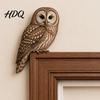 Home Office Shelf Decoration Wooden Bird Door Topper Decor Adorable Shape Corner Statue Handcrafted Wood Decor Sign