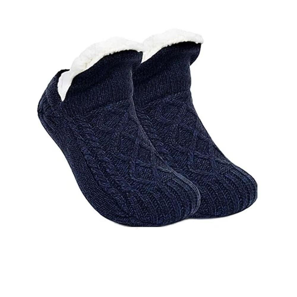 New Thermal Fluffy Non-Slip Slipper Socks Winter Warm Men Women Short Cotton Thickened Fleece Home Sleeping Fuzzy Socks