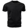 T-shirt da uomo in cotone AIOPESON Vestibilità Regolare Stile Casual Colore Unico T-shirt Base