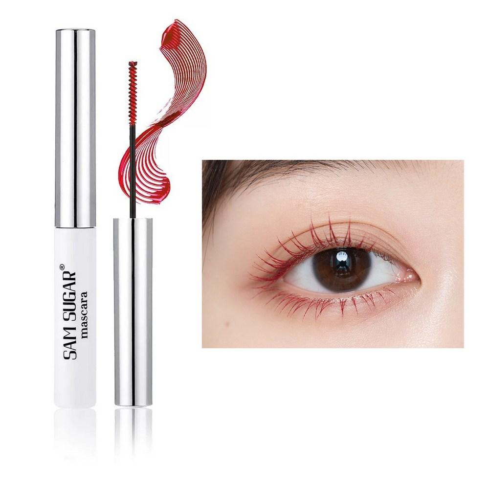 Waterproof Long & Curl Mascara 5ml Volumizing Long Lash Smudge-Free Mascara, 1 Pcs, 07 Red