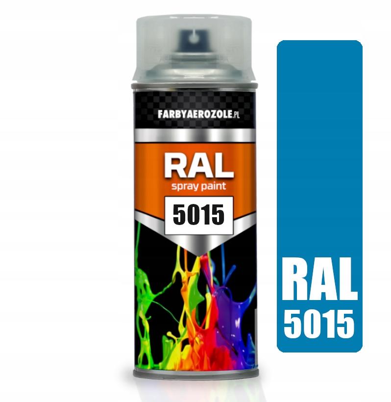 ACRYLIC SPRAY VARNISH RAL 5015 Sky Blue Gloss 400ml