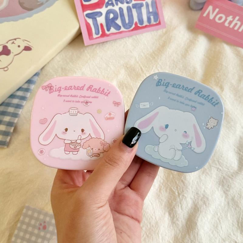 Portable Contact Lens Case Cute Cartoon Contact Lens Box Travel Kit For Girls Beauty Lens Storage Container