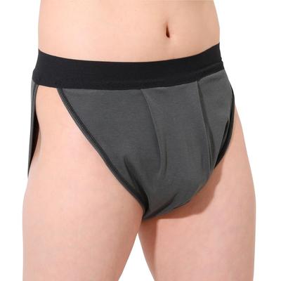 Juranje Men's Fundoshi Pants [1 Pair, Made In Japan, Cotton Modal, M/L/LL] (JP, Alphabet, M, L, Charcoal)