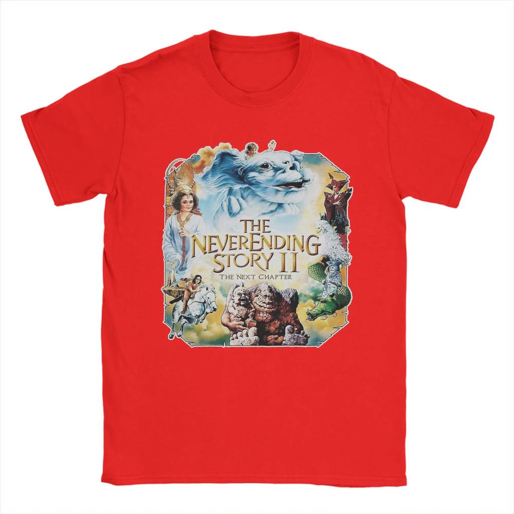 The Neverending Story (5) Cotton Tshirt For Unisexs Summer Vintage Tshirts Crewneck Fashion Tee Shirt Plus Size Casual Tops
