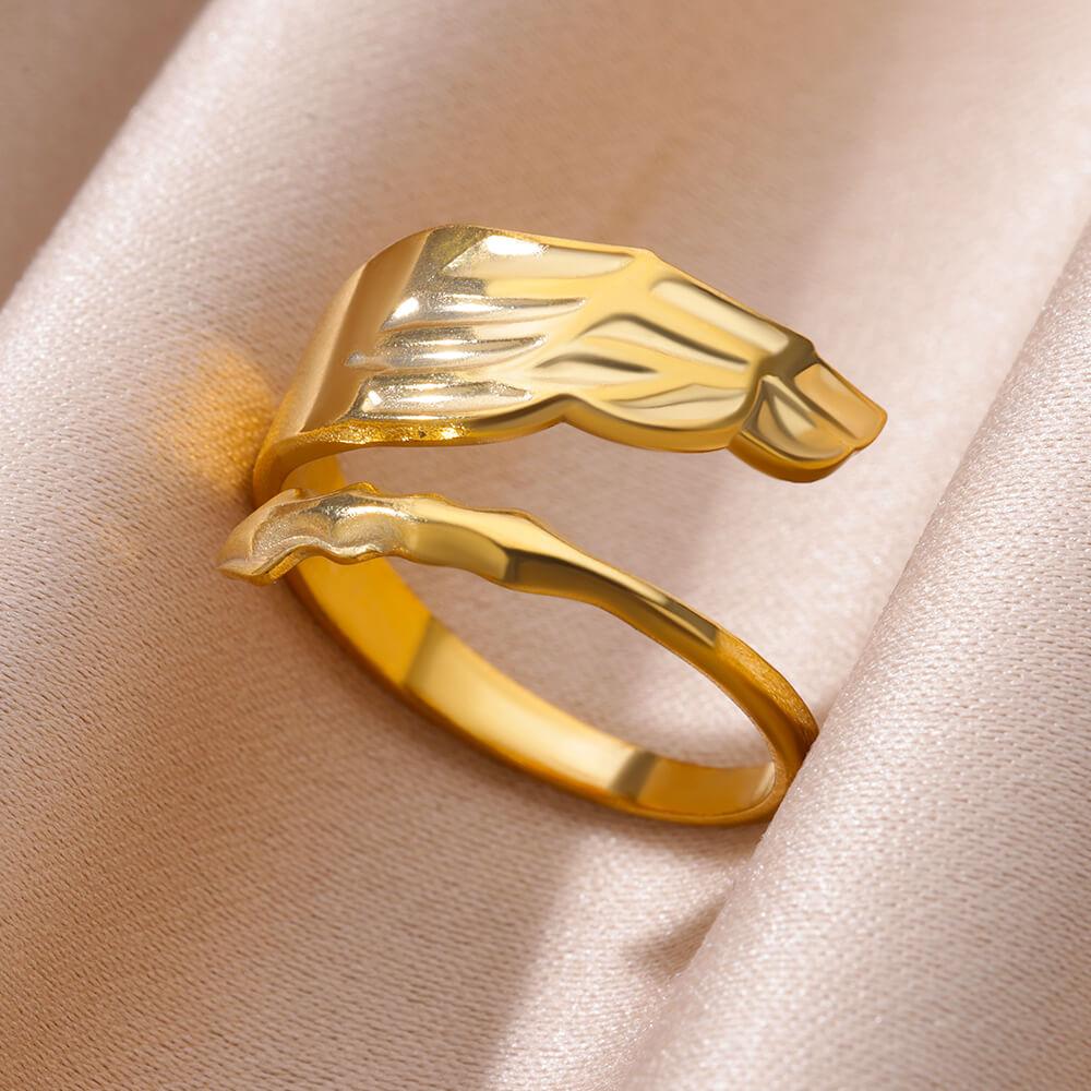 316L Stainless Steel Ring for Women Gold Color Rings Female Vintage Wedding Jewelry 2024 Trendy Accessories Birthday Gift Anillo