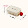 6-Grids Mini Ice Cube Tray with Lid Easy Release DIY Ice Mold Removable Lid Home Kitchen Barbecue Ice Making Tool